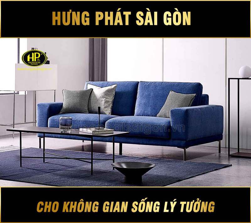 sofa băng bọc vải h-14