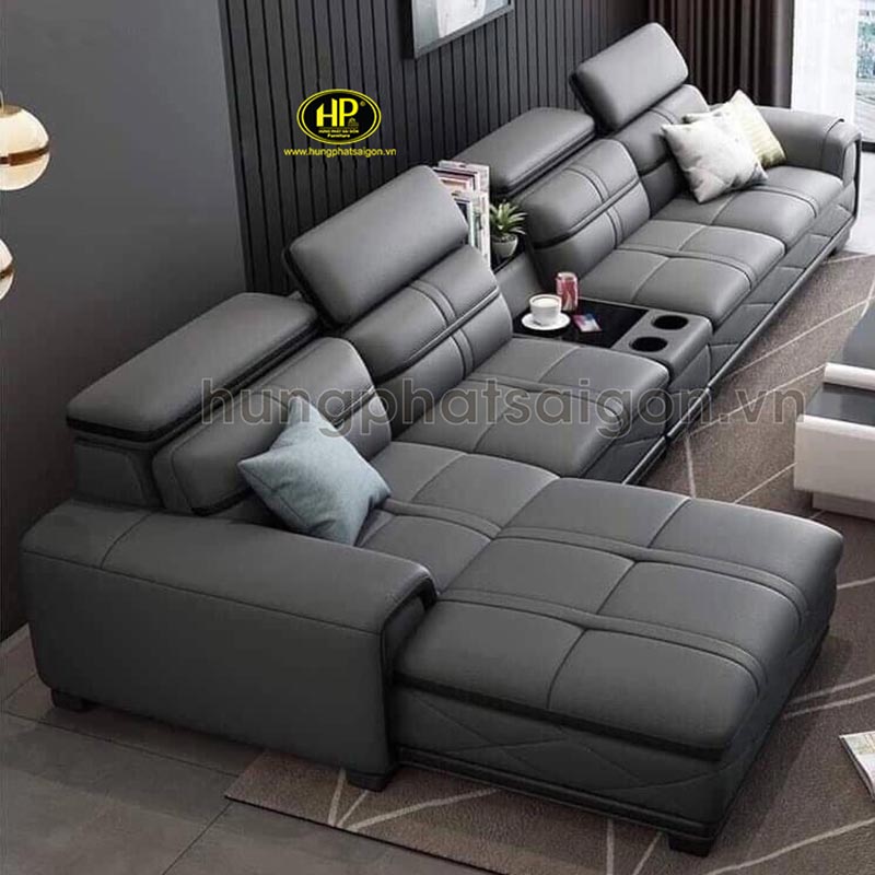 Sofa da sảnh chờ cao cấp HD-51