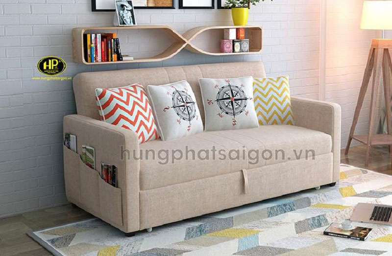 Sofa giường nỉ dạng kéo G-20