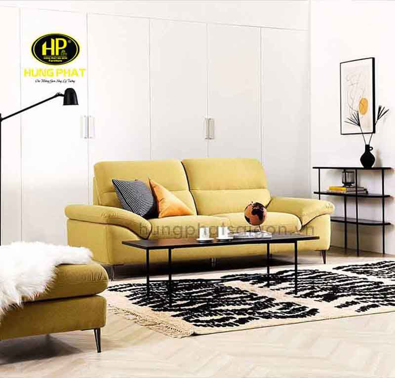 Sofa góc H-246 vàng chanh