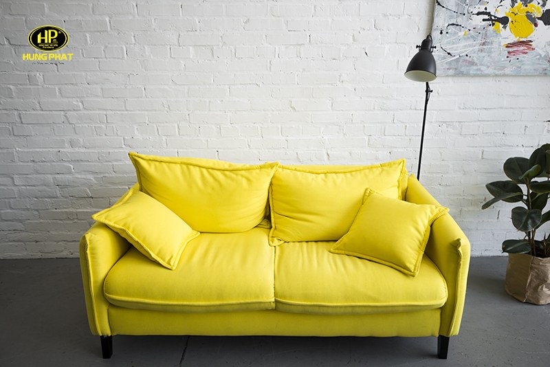 sofa màu vàng kem cao cấp