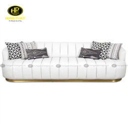 sofa phòng khách mạ vàng xước H-105