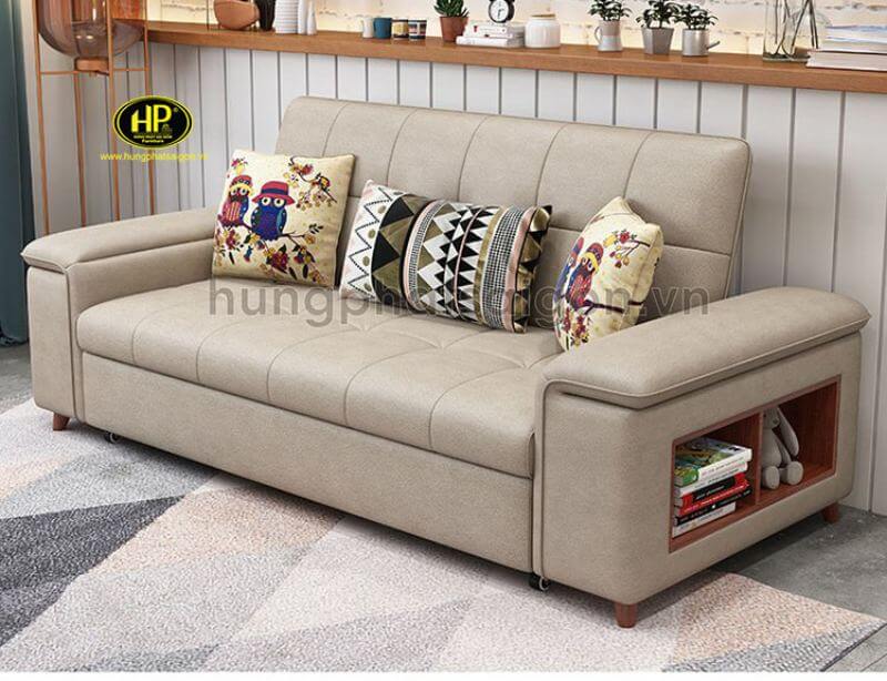 sofa văng giường bằng da thông minh gk-05