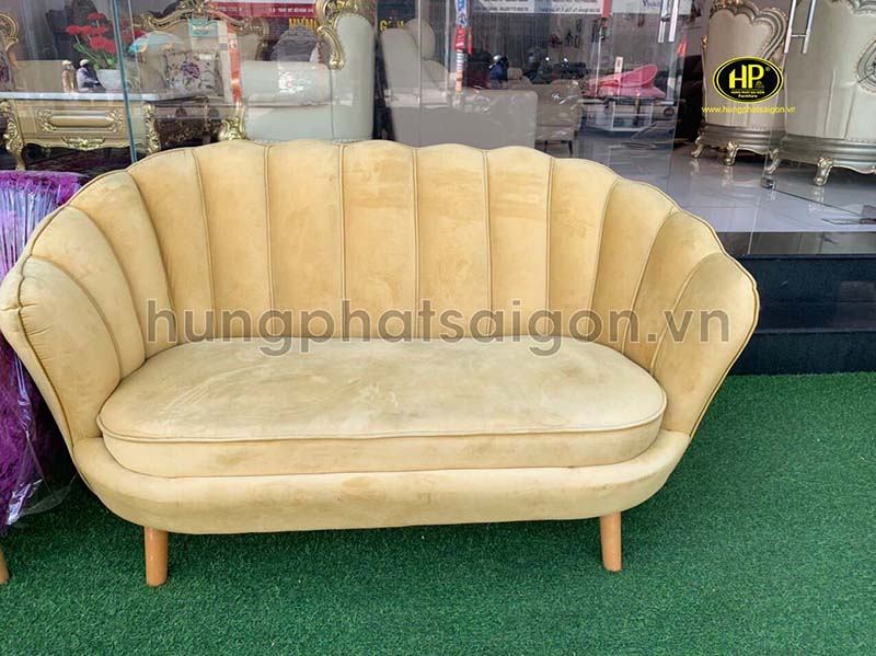 sofa vỏ sò màu vàng kem giá rẻ TL-03