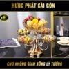 tháp pha lê 2 tầng trang trí XY-018
