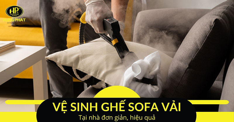 Vệ sinh ghế sofa vải