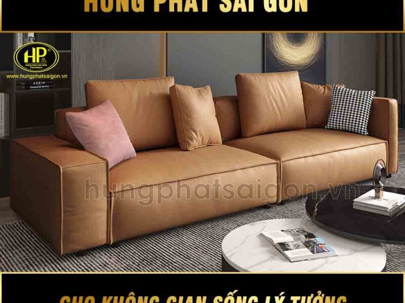 ghế sofa băng da H-90