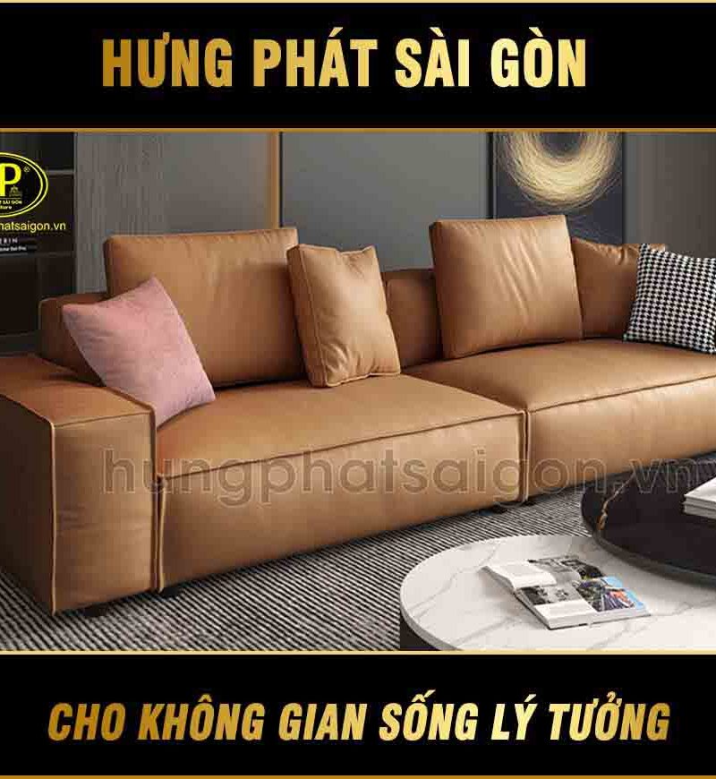 ghế sofa băng da H-90