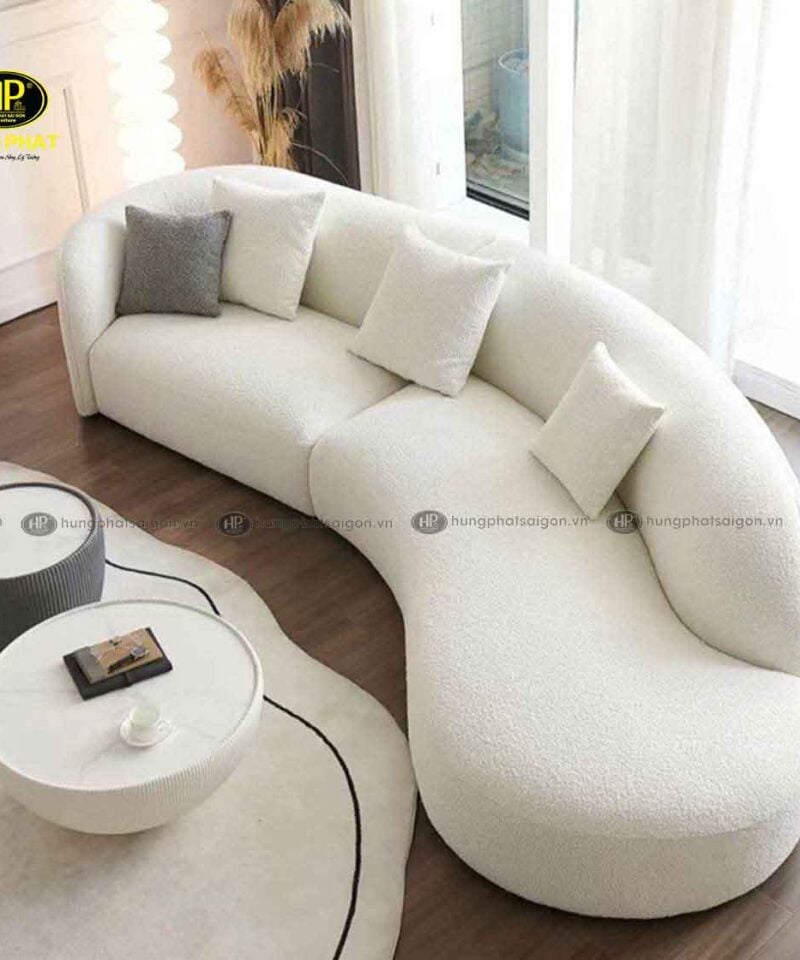 ghế sofa cong phòng khách H-87