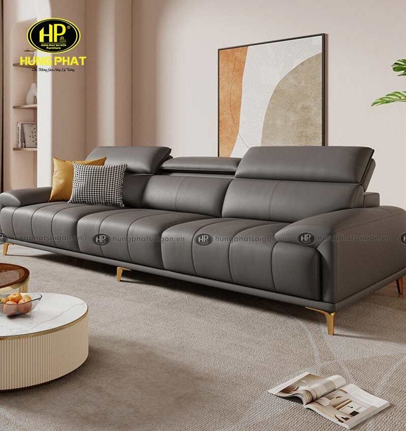 ghế sofa da hiện đại H-17