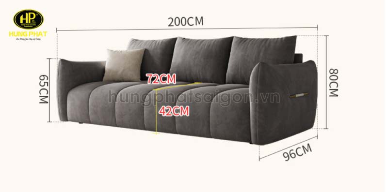 Kích thước ghế sofa văng