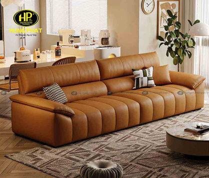 sofa băng da hiện đại H-34