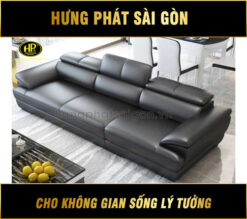 sofa băng da phòng khách sang trọng H-27
