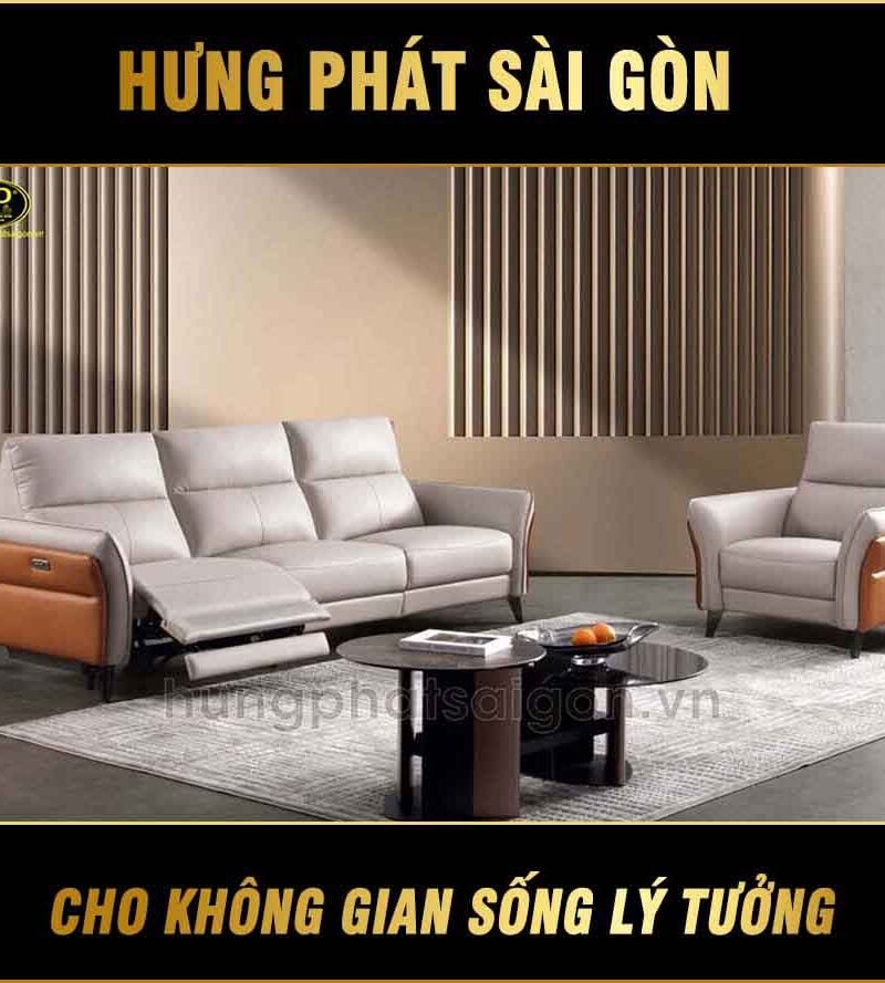 Sofa da cao cấp C-946