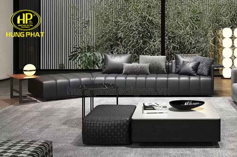 sofa da cong hiện đại j11