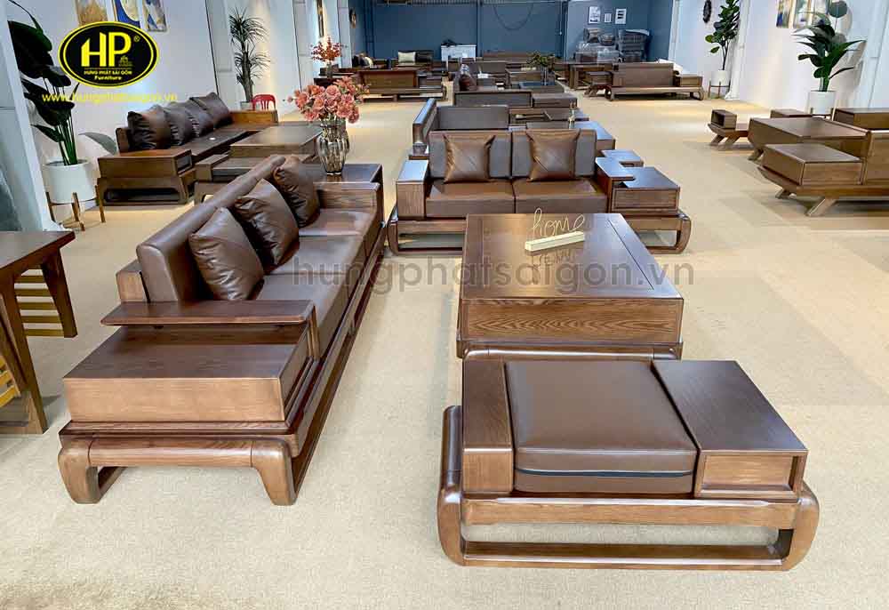 sofa gỗ nhập khẩu HO-49