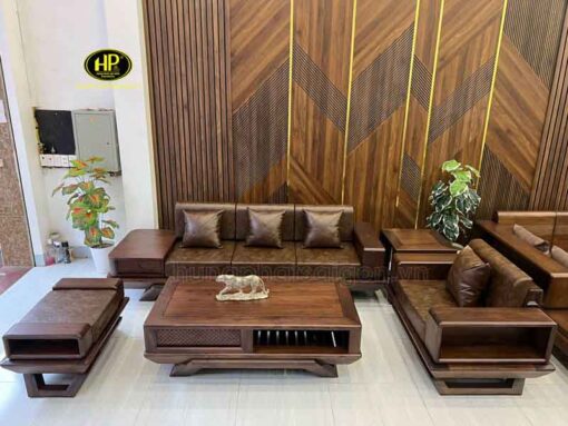 sofa gỗ óc chó bắc mỹ nhập khẩu SV-031