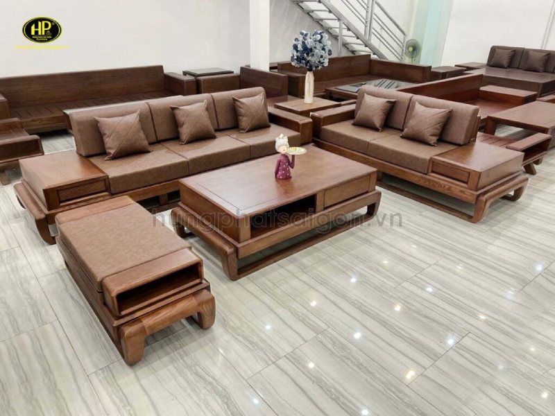 sofa gỗ phòng khách HS-54
