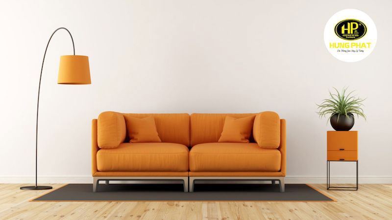 Sofa màu cam hợp mệnh hỏa