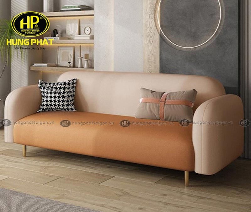 Sofa vải tay cong H-84