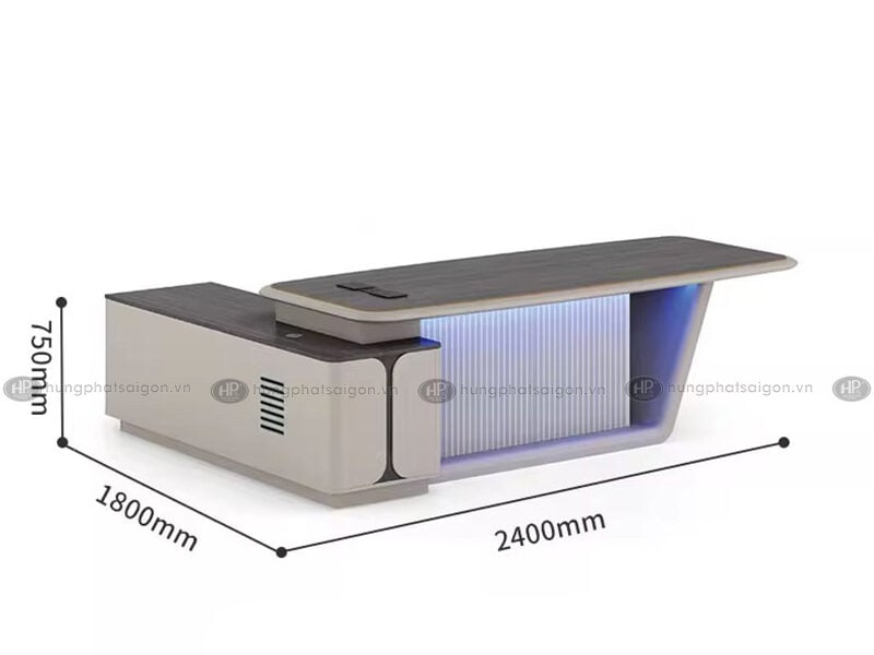 Bàn làm việc giám đốc cao cấp hiện đại CD-S958-2418-1