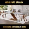 bộ bàn ăn đá ceramic đẳng cấp TD-T18