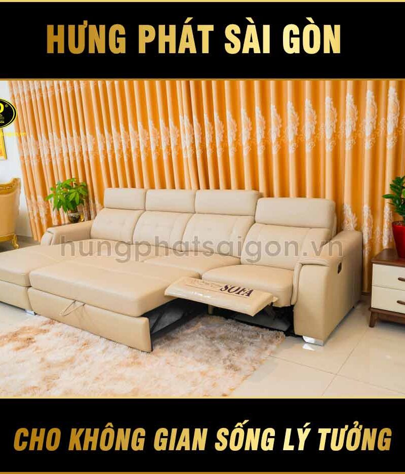 Ghế sofa da bò góc L cao cấp NK-8818