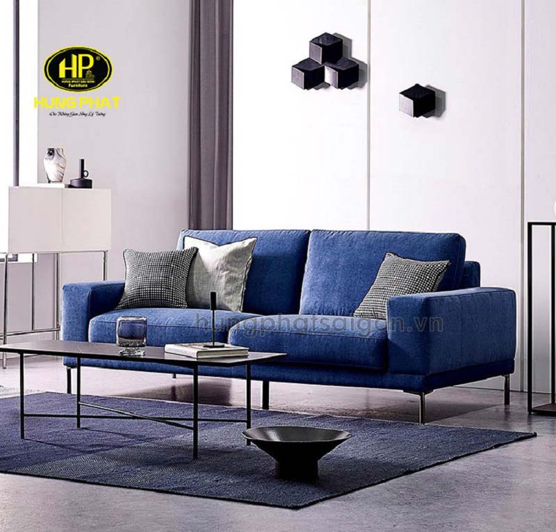 Sofa màu xanh dương H-14