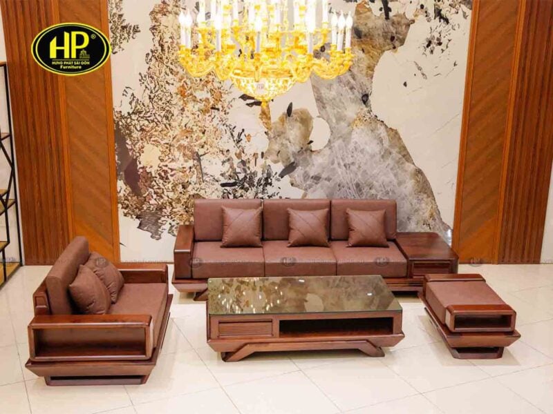 Sofa óc chó hiện đại 4 món HO-031