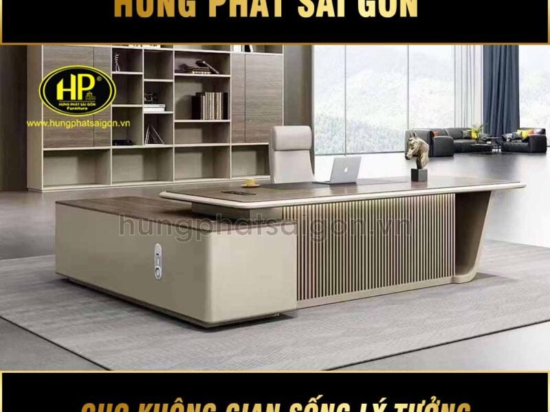 Bàn Giám Đốc Gỗ MDF Hiện Đại BT-BS2618