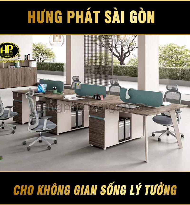 Bàn làm việc cao cấp cho 6 người BT-BA3612A