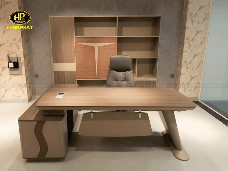 bàn làm việc giám đốc cao cấp hiện đại cd-b617