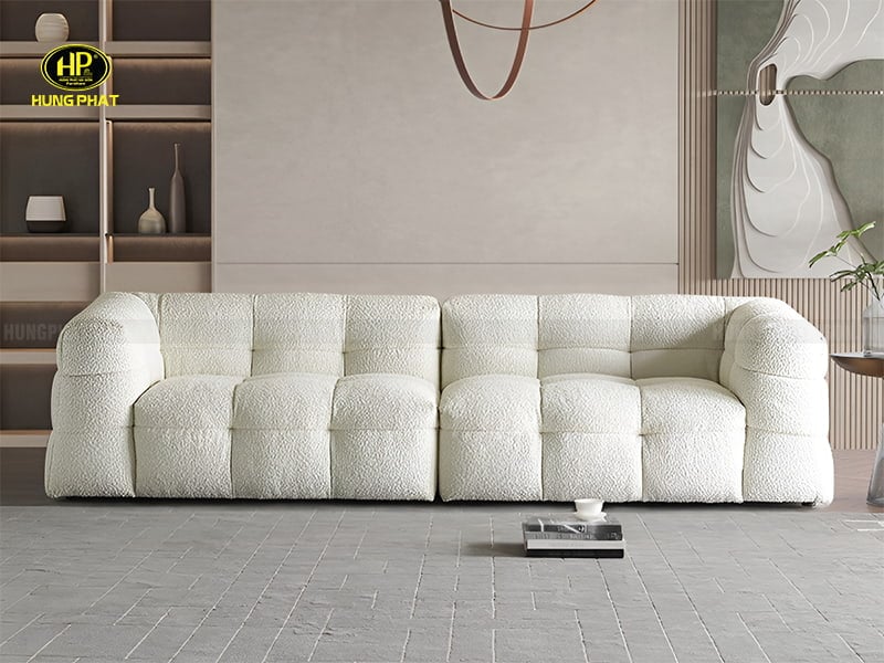 bộ ghế sofa vải cao cấp cho phòng khách h-110