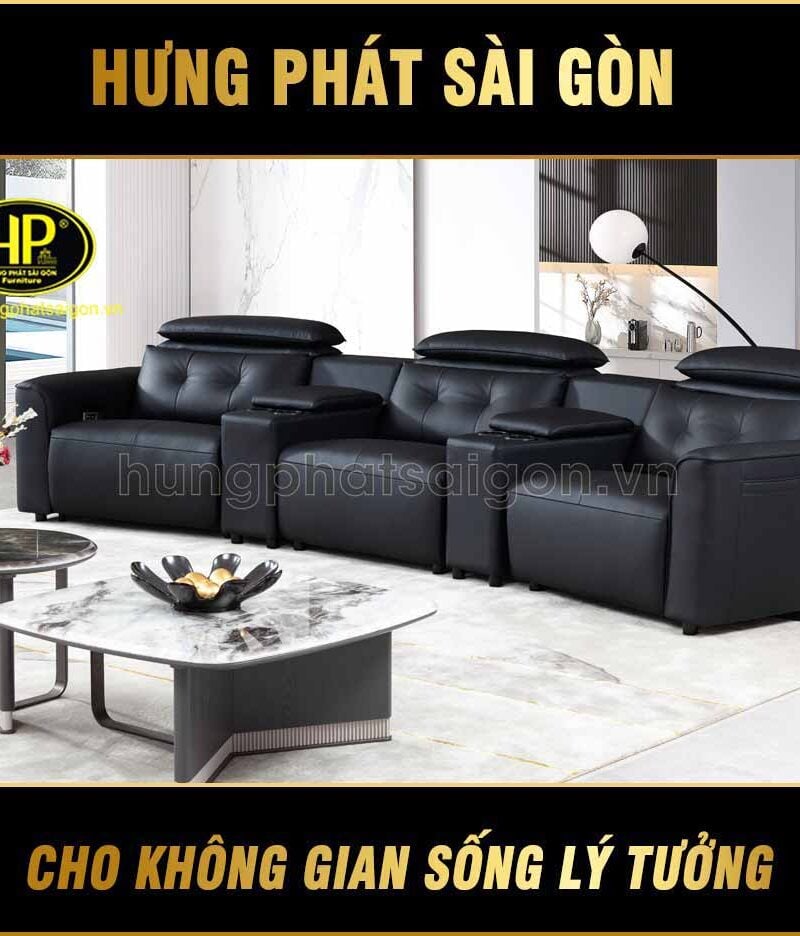 Bộ Sofa Da Phòng Khách Chỉnh Điện QH-2341