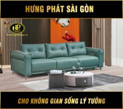 Bộ Sofa Da Tự Nhiên Phòng Khách Cao Cấp GC-302
