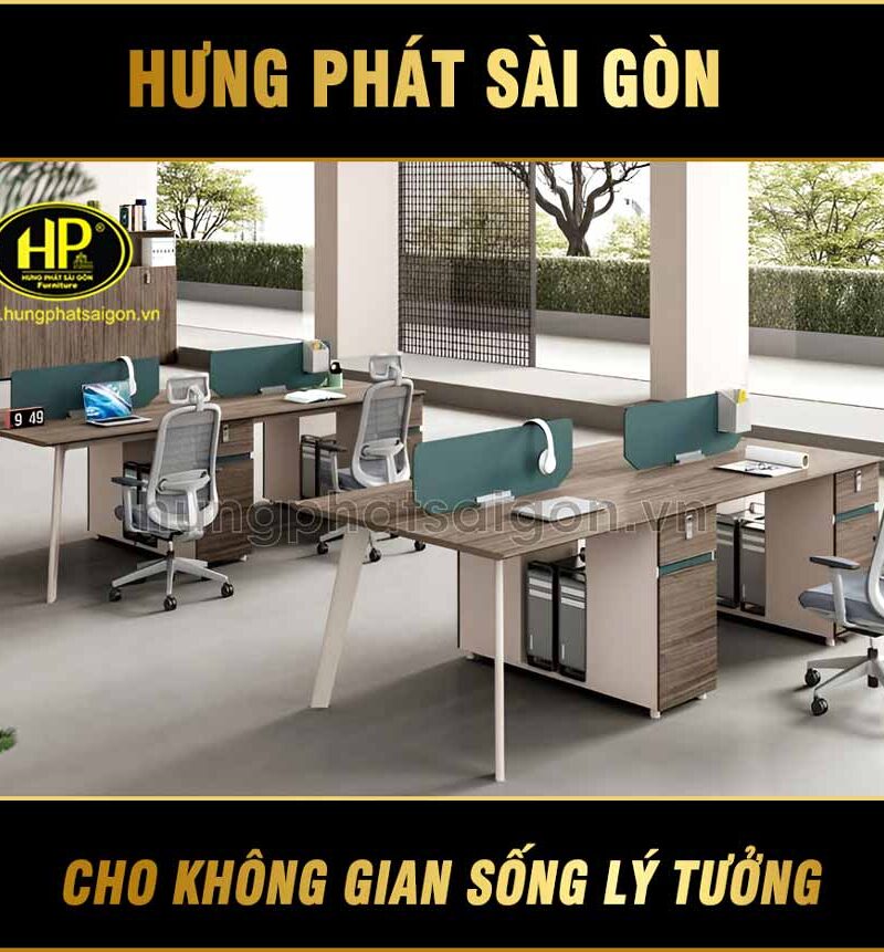 Cụm bàn làm việc 4 người cao cấp BT-BS2412a