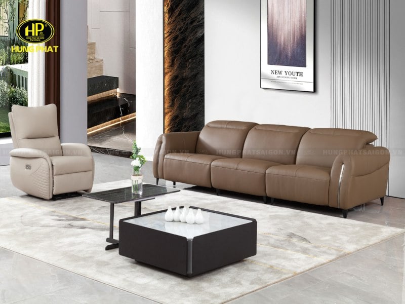 ghế sofa băng da thật nhập khẩu italia qh-2340