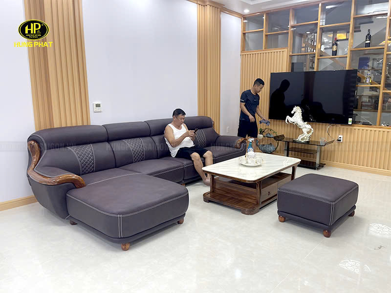 ghế sofa da bò Wj110