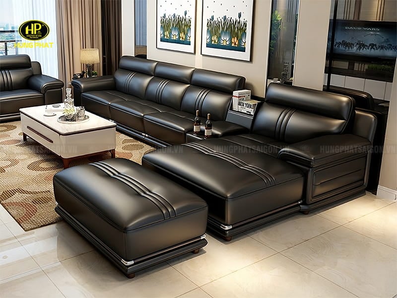 ghế sofa da cho phòng khách hiện đại hd-58