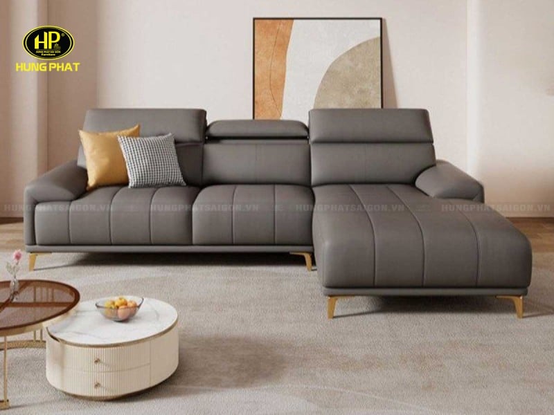 ghế sofa da góc l cao cấp hd-108