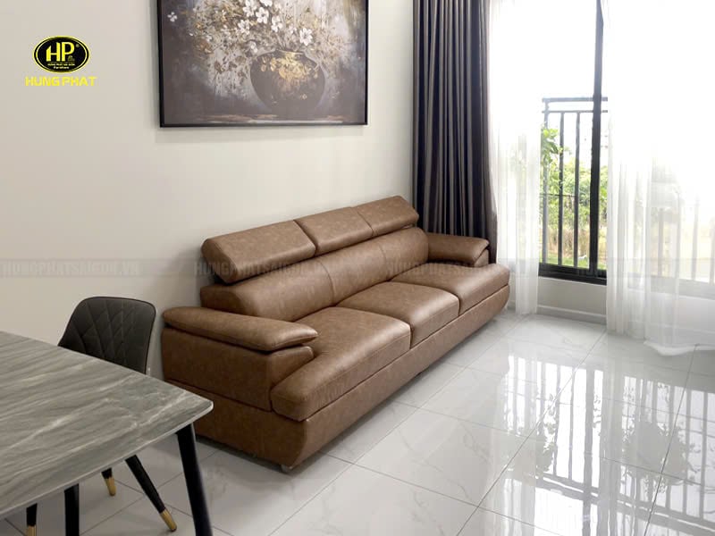 ghế sofa da hiện đại H-612