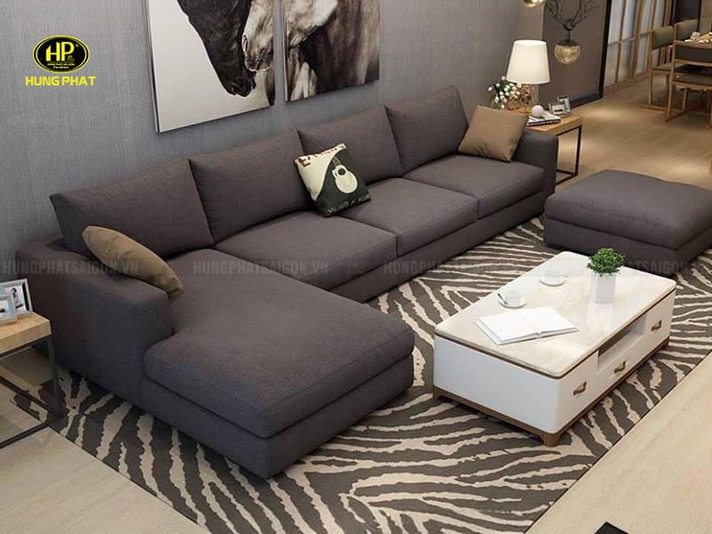 ghế sofa góc vải cao cấp h-278