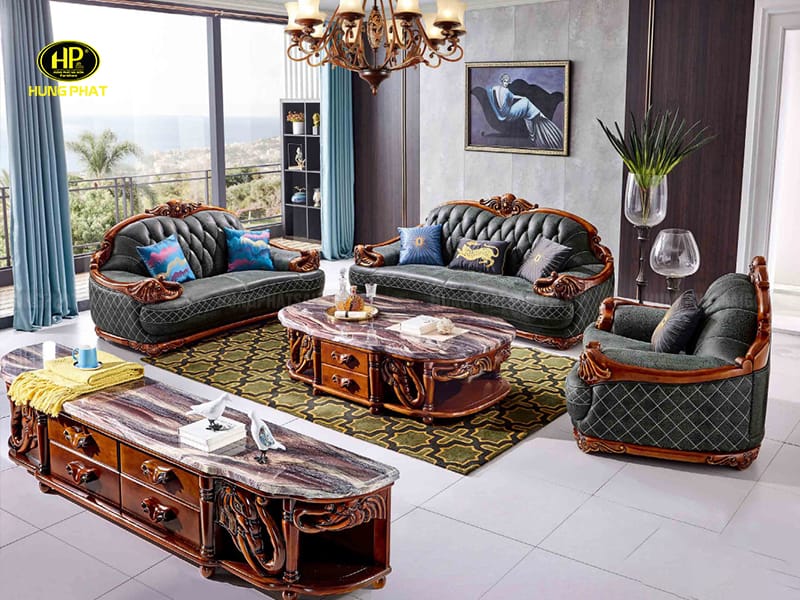 ghế sofa tân cổ điển nhập khẩu b7