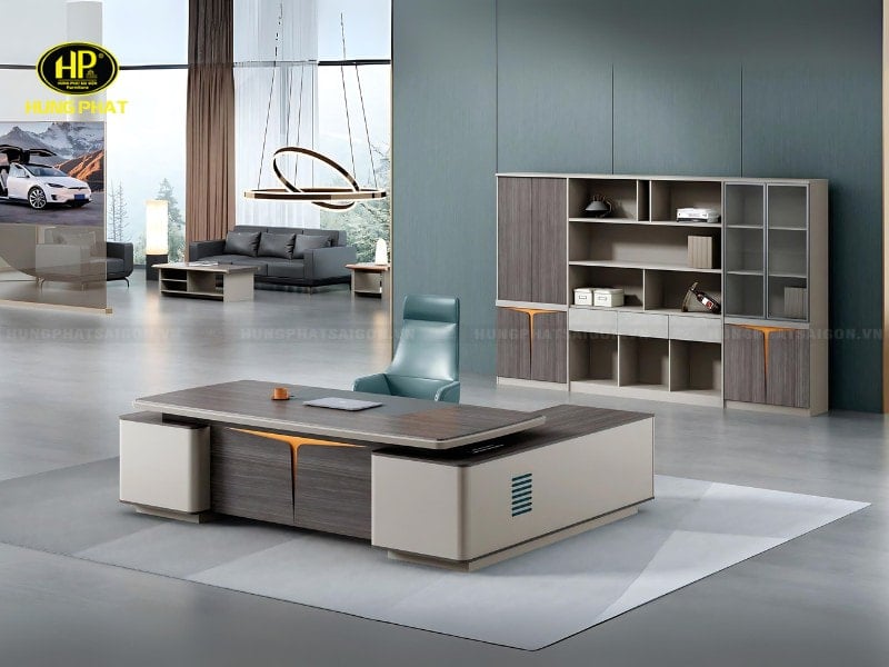 mẫu bàn lãnh đạo hiện đại trẻ trung bt-b908-2418