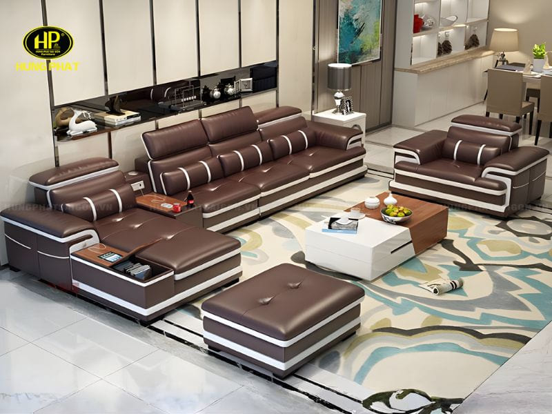 mẫu sofa da cao cấp chính hãng hd-50