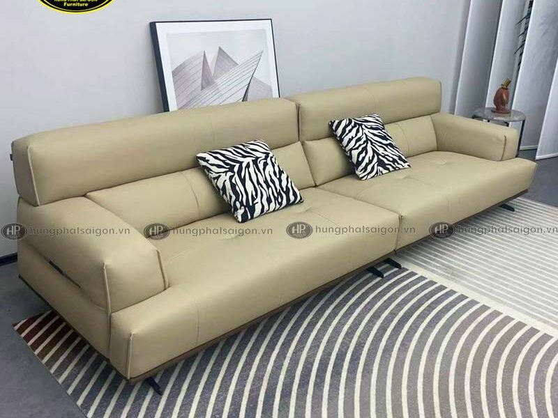 Sofa băng da bò phòng khách NQ-2313