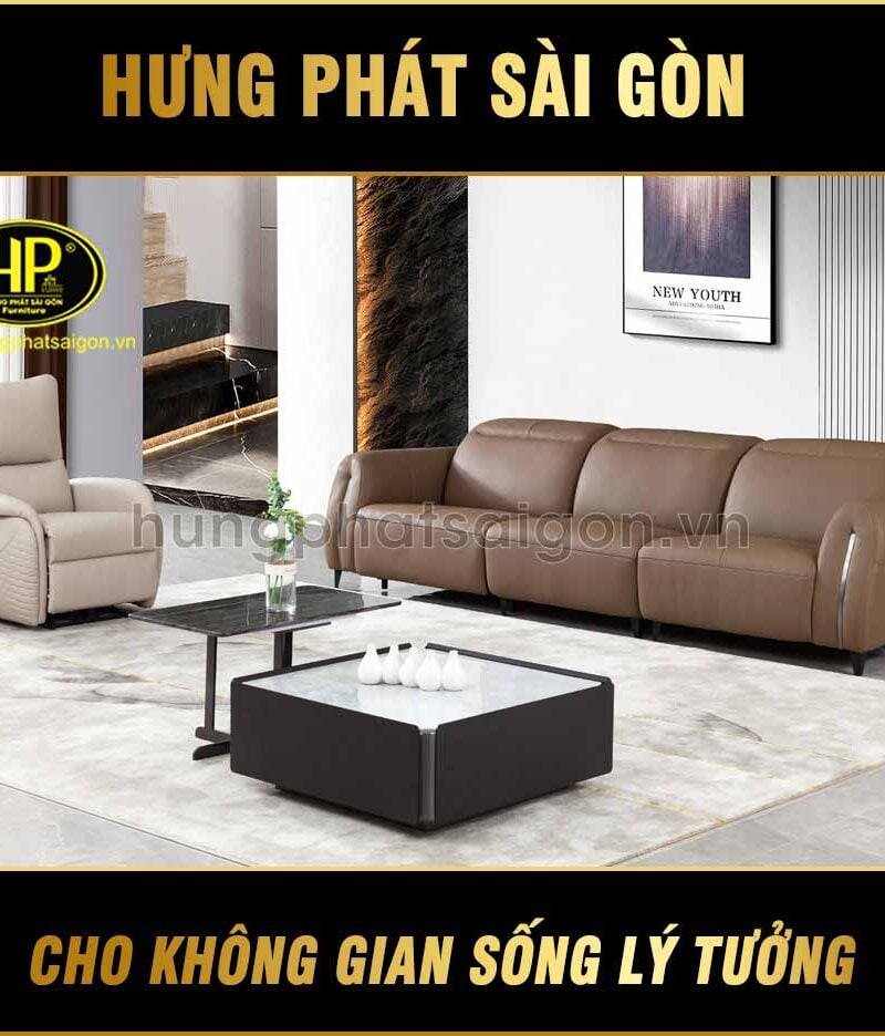 Sofa Băng Da Thật Nhập Khẩu Italia QH-2340