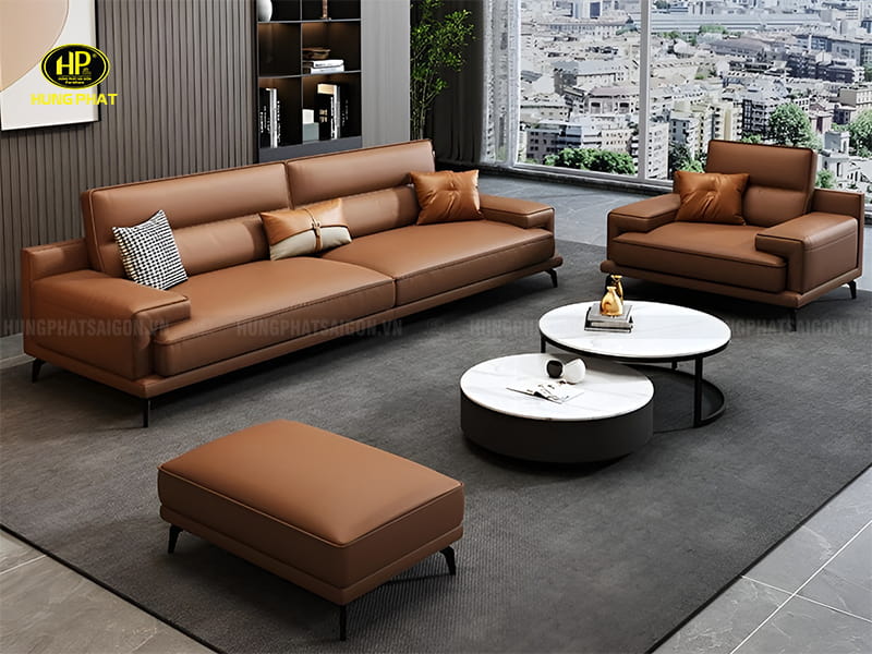 sofa băng phòng khách sang trọng h-121