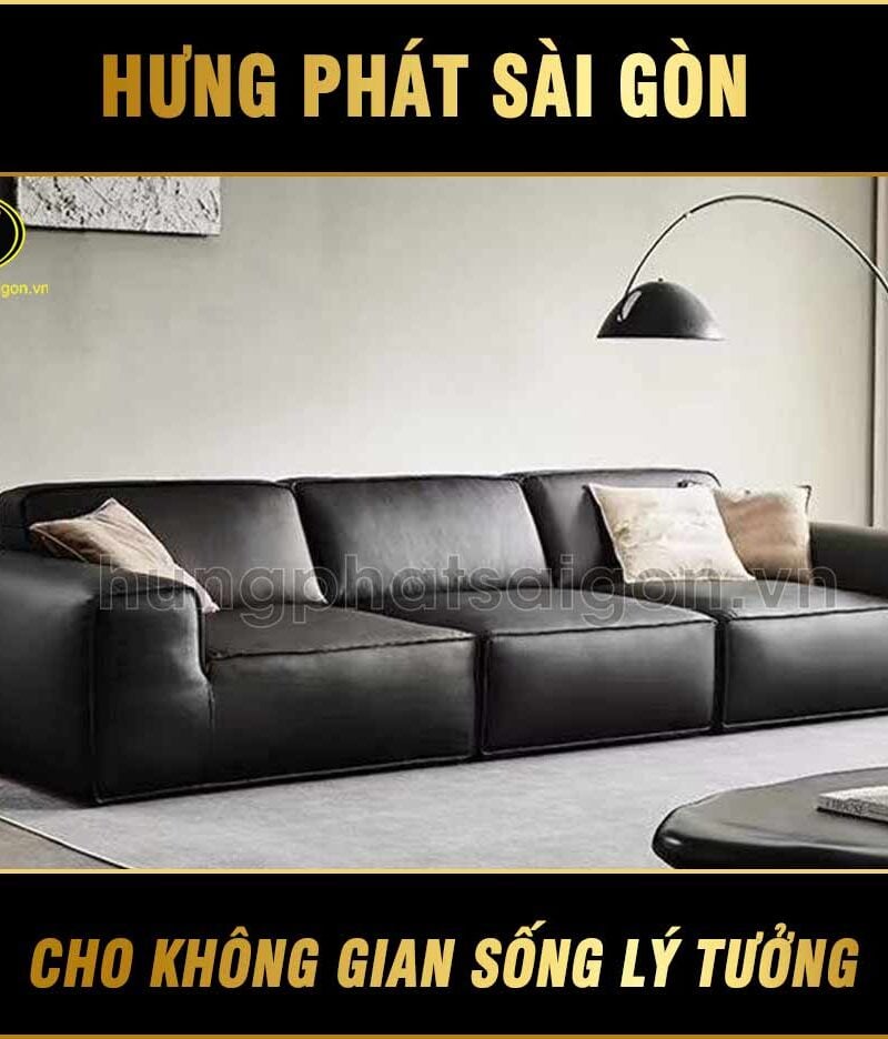 Sofa da hiện đại cho phòng khách SF-DA01