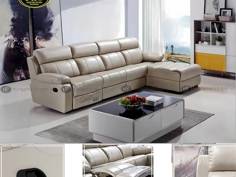 Sofa da bò cao cấp NK-825
